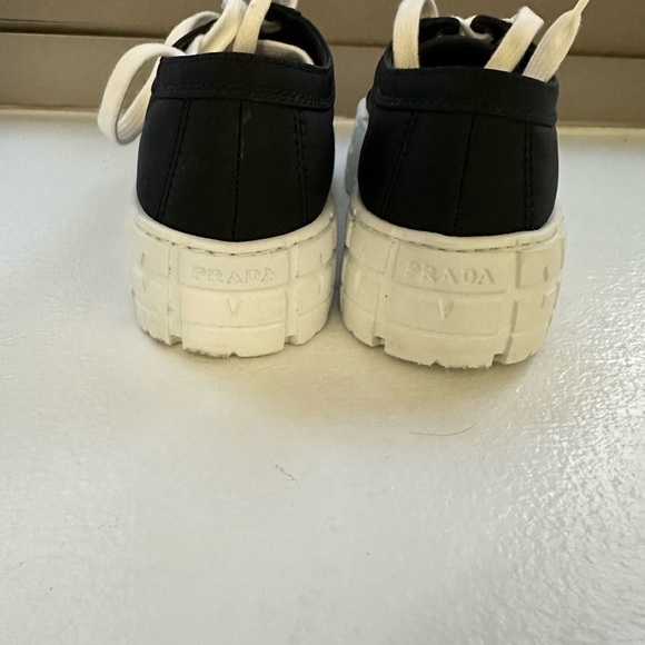 Prada Double Wheel Sneakers-Black - Picture 3 of 6